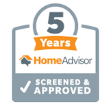 5 Years HomeAdvisor Screened & Approved